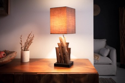 Design asztali lámpa Desmond 45 cm barna - ironwood