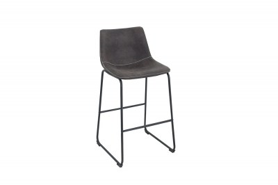 Dizajnová barová stolička Ester / vintage sivá 