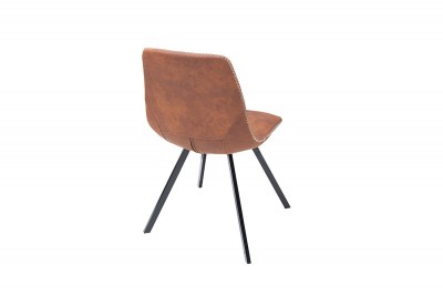 Dizajnová stolička Rotterdam Retro / svetlo hnedá