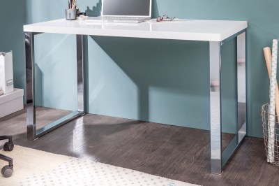 Stílusos Office II íróasztal fehér színben